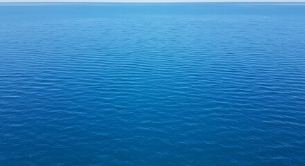 Obraz premium Azure Serenity: Ocean's Gentle Sway AI Generated