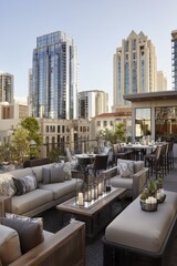 Aerial view illustrating carbon emissions from numerous sources - cars fossil fuels carbon