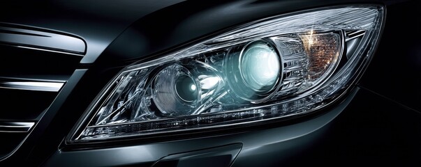 Modern cargo van parked at loading dock, ready for shipment - ready supply logistics loading