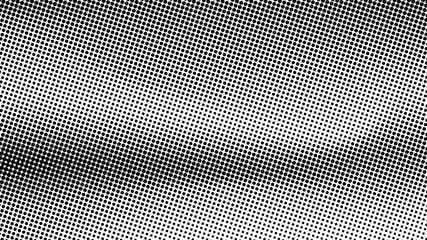 Black Dotted Texture on White Background . Modern Vector Art . Old Paper Effect with Comic Texture . Abstract Wall Design . Grunge Comic Texture Overlay . Vintage Paper Look