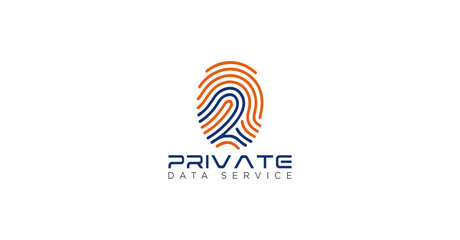 Biometrics fingerprint logo