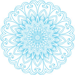 Beautiful Mandala Art and Vector Mandala Design Image.