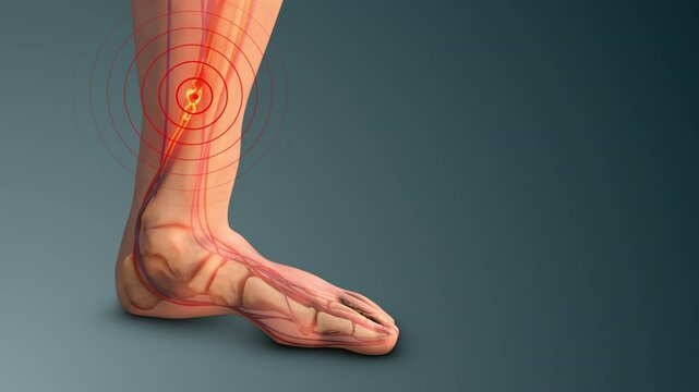 Deep Vein Thrombosis Affecting Leg Circulation