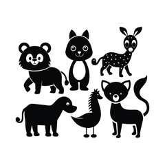 set of animals