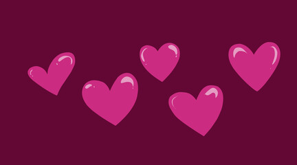 Love icon heart pink color cartoon editable eps10 (20241205113757).eps