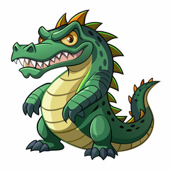 green dragon cartoon