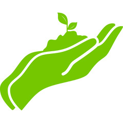 Reforestation Solid Icon