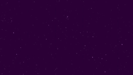 Dark Purple Abstract Background with Floating Glowing Particles and Stars