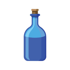 Oxygen bottle vector art illustration
