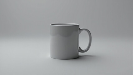 Fototapeta premium White Mug on White Background