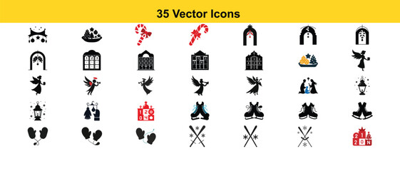 Vector illustration shows a set of sharp knives, a cutlery collection