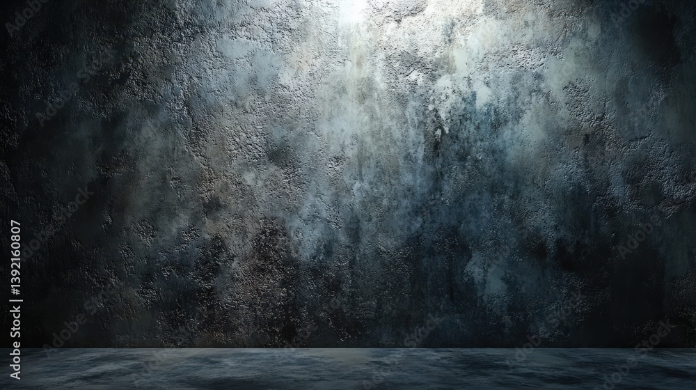 Aufkleber a textured, dark wall with subtle light reflections, creating an atmospheric and moody backdrop suit