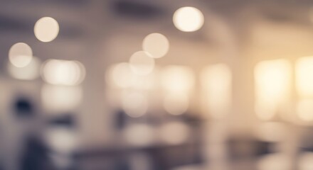 Golden Hour Office Blur AI Generated