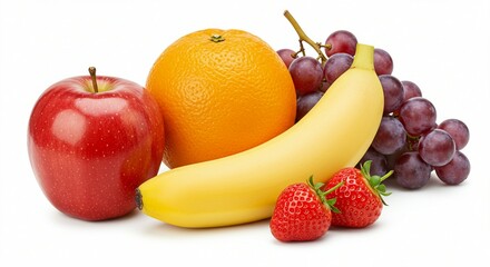 Assortment of Fruits and Vegetables Background