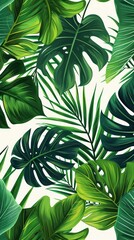 Tropical vegetation tropics pattern.