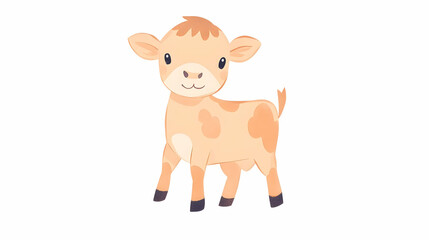 simple drawing of a cow illustration