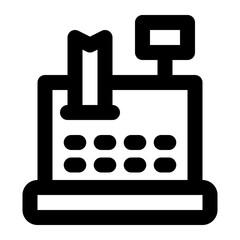 Cash register icon