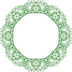 Beautiful flower art and mandala vector design