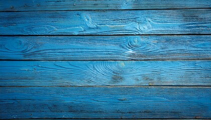 Blue wooden texture background with space for design. Vintage wood. Old painted planks. 3967