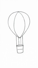 Lifted in Line: The Minimalist Balloon