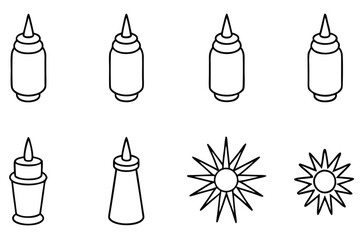 poppers line art creative minimalist pop culture themed artwork