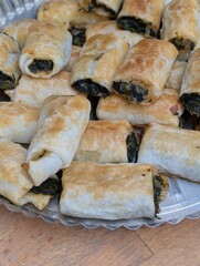 fresh spinach rolls