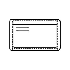 desk mat icon, desk mat line art - simple line art of desk mat, perfect for desk mat logos and icons