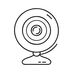 webcam icon, webcam line art - simple line art of webcam, perfect for webcam logos and icons