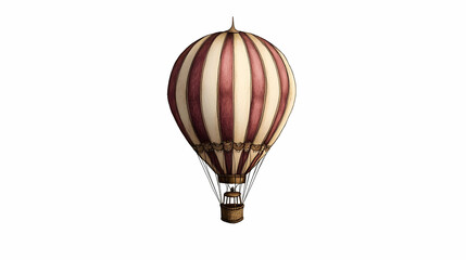 Fototapeta premium drawing hot air balloon illustration