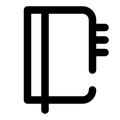 education dashed line icon