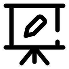 education dashed line icon