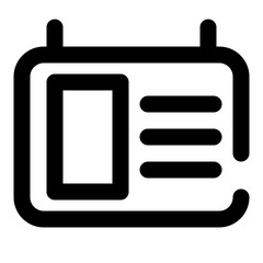 education dashed line icon