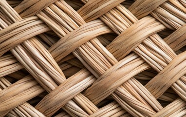Woven Wicker Texture Background