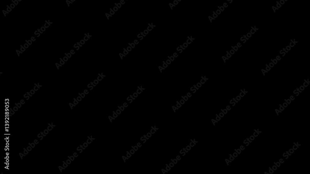 Poster dark blue and purple light animation on black background, modern minimalist abstract motion graphics