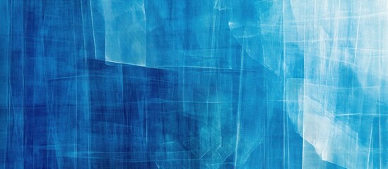 Fototapeta premium Abstract Blue Hues: A Serene Digital Painting