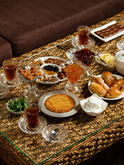 Azerbaijani tea table