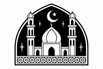 Obraz premium A beautifully designed Islamic Happy New Year celebration, Muharram poster with ornament and festival background