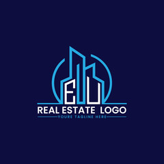 EU Real Estate and Construction Logo Design