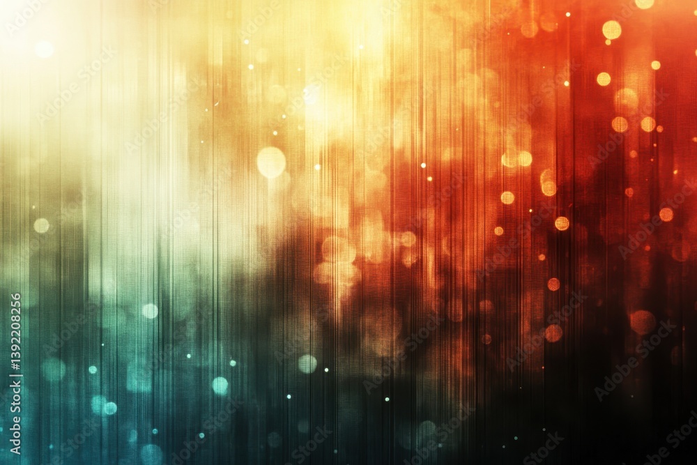 Poster Abstract colorful bokeh background with vibrant hues and soft lighting effects for artistic design