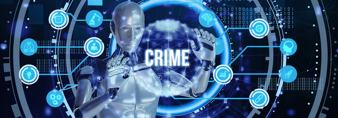 Naklejka premium The concept of a cyber attack on a computer network. Cyber crime and internet privacy hacking. 3d illustration