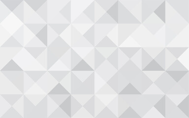 Gradient mosaic grey pixel background. Geometric triangle pattern background. Artistic puzzle background.
