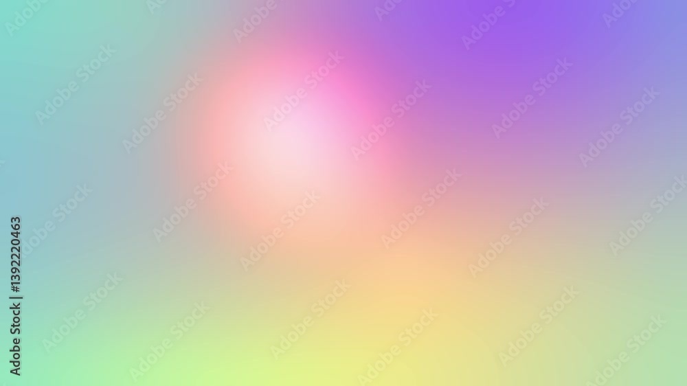 Poster abstract iridescent holographic pastel liquid gradient aura background animation, light ray motion g