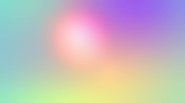 Abstract iridescent holographic pastel liquid gradient aura background animation, light ray motion graphics