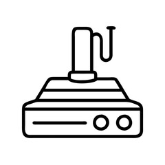 Find best kitchen range hood vent illustration for home appliance and ventilation system installation service