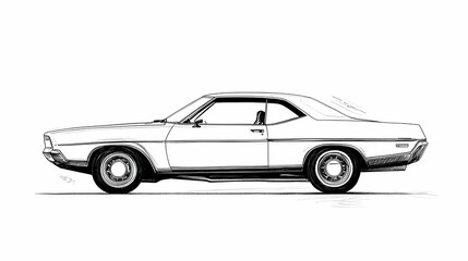 drawing on cars illustration