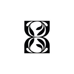 abstract flower logo