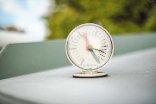 Water tank level indicator, rain harvesting tank gauge on rural property