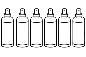 Nitrous Oxide Line Art Concept for Modern Illustration Design  