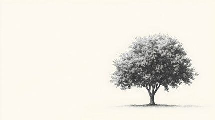 Fototapeta premium drawing of the tree illustration