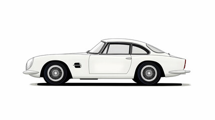 Fototapeta premium drawing car drawing illustration